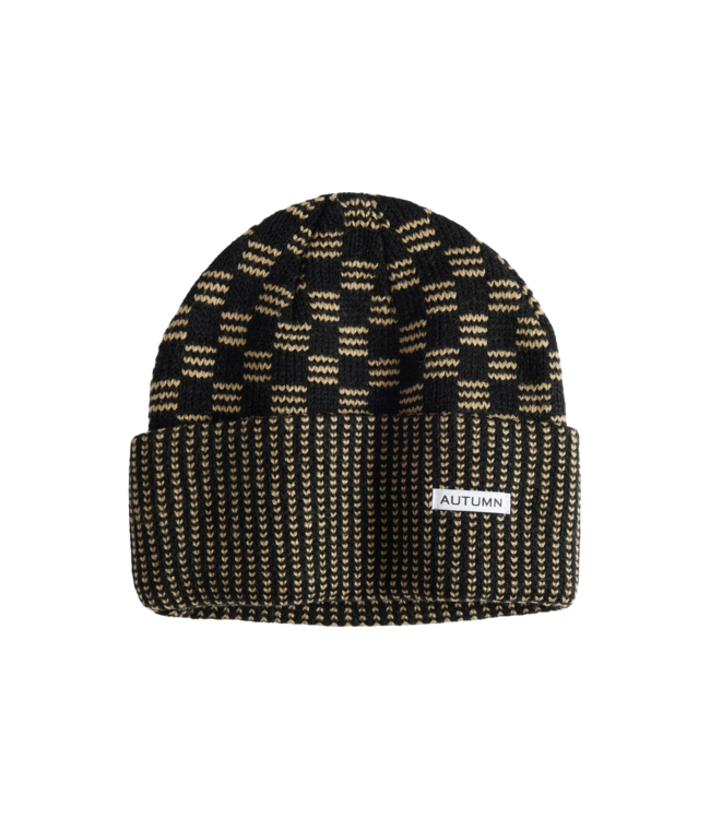 AUTUMN SQUARED BEANIE BLACK 2026