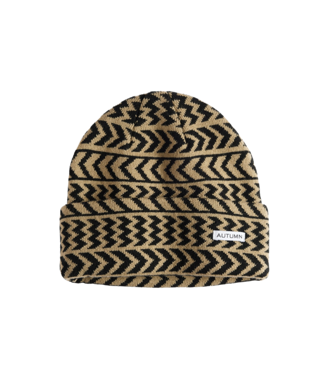 AUTUMN CHEVRON BEANIE CHINCHILLA 2026