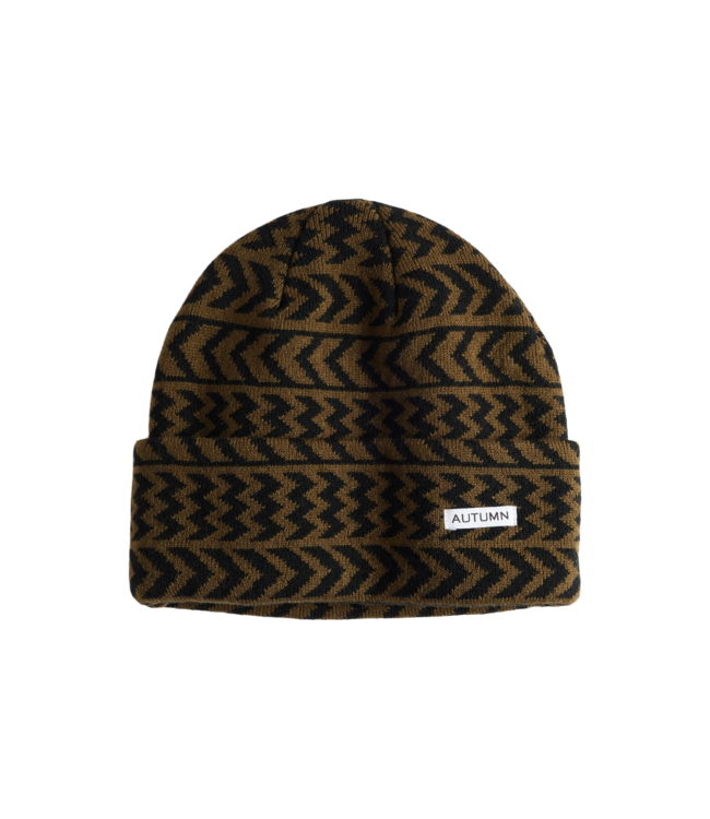 AUTUMN CHEVRON BEANIE ARMY 2026
