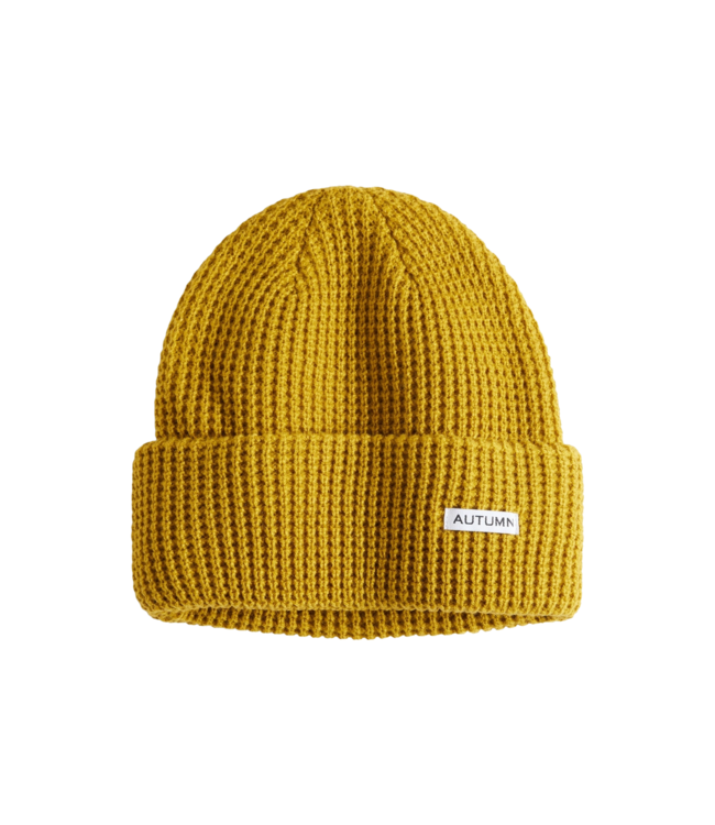 AUTUMN WAFFLE BEANIE OLIVE OCHRE 2026