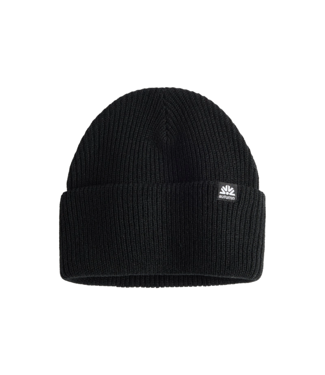 AUTUMN SIMPLE SOLID BEANIE BLACK 2026