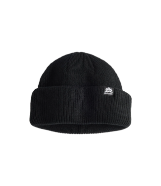 AUTUMN AUTUMN DOUBLE ROLL BEANIE BLACK 2026