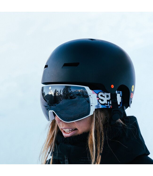 SPY GALACTIC MIPS SNOWBOARD HELMET MATTE BLACK EYE SPY 2026