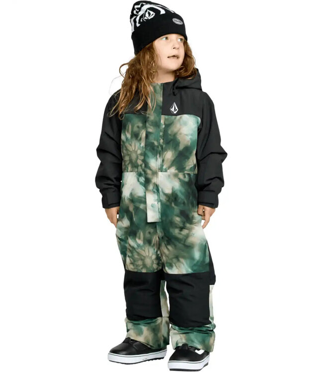VOLCOM LITTLE KIDS FLURRY ONE PIECE SNOWSUIT SHAMROCK HEATHER 2026