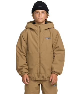 VOLCOM VOLCOM KIDS CHAOS FULL ZIP JACKET BRONZE 2026