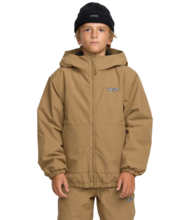 VOLCOM KIDS CHAOS FULL ZIP JACKET BRONZE 2026