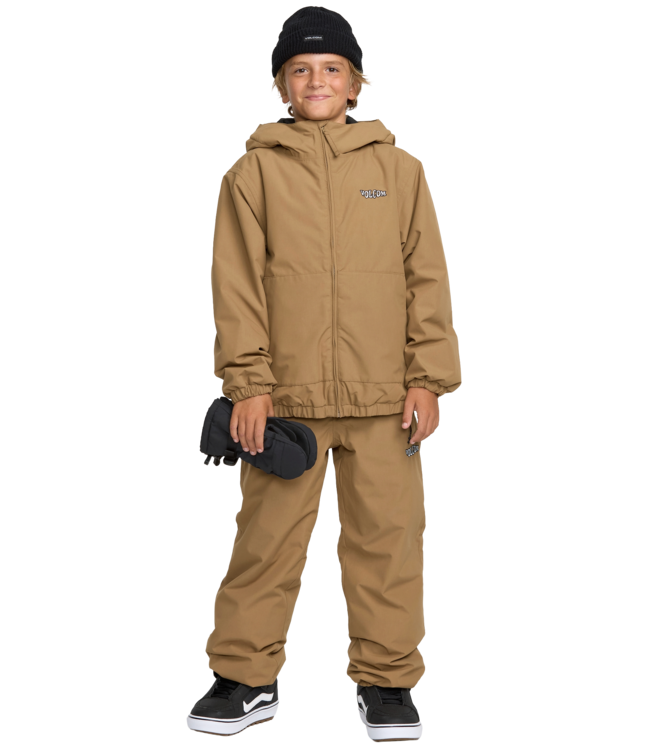 VOLCOM KIDS CHAOS FULL ZIP JACKET BRONZE 2026