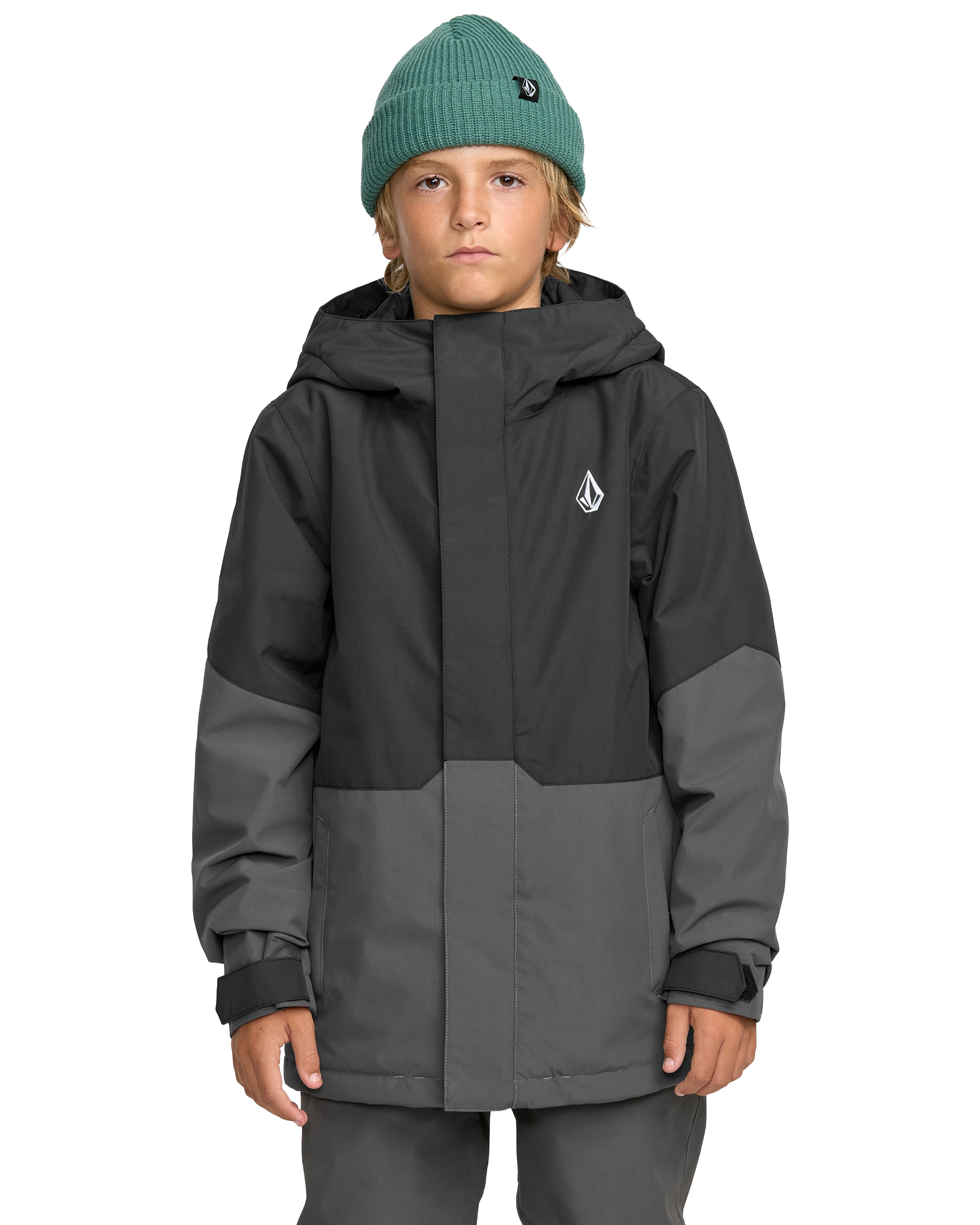VOLCOM KIDS VERNON INSULATED SNOW JACKET BLACK 2026 - ONE Boardshop