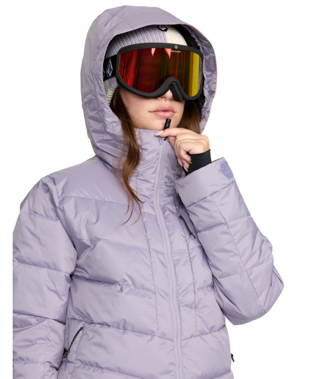 VOLCOM WOMENS ESTES PUFF JACKET LAVENDER AURA 2026