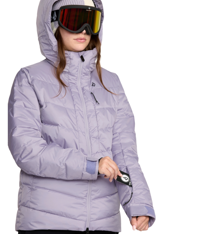 VOLCOM WOMENS ESTES PUFF JACKET LAVENDER AURA 2026