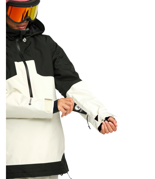 VOLCOM WOMENS FERN INSULATED GORE PULLOVER JACKET BLACK 2026