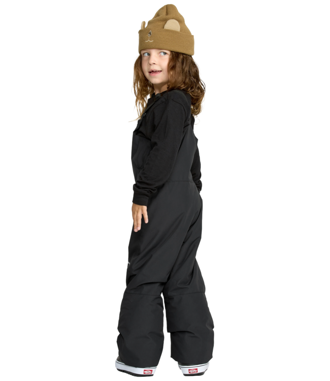VOLCOM LITTLE KIDS FLURRY INSULATED BIB PANTS BLACK 2026