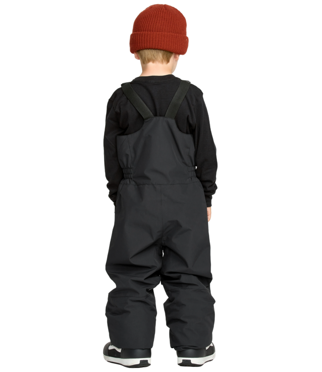 VOLCOM LITTLE KIDS FLURRY INSULATED BIB PANTS BLACK 2026