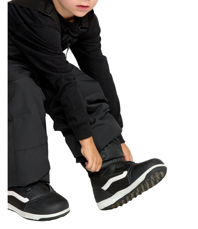 VOLCOM LITTLE KIDS FLURRY INSULATED BIB PANTS BLACK 2026