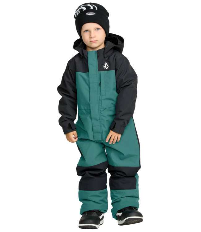 VOLCOM LITTLE KIDS FLURRY ONE PIECE SNOWSUIT ATLANTIC DEEP 2026