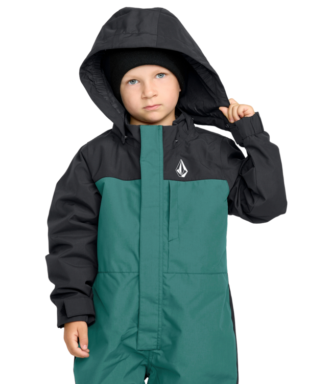 VOLCOM LITTLE KIDS FLURRY ONE PIECE SNOWSUIT ATLANTIC DEEP 2026