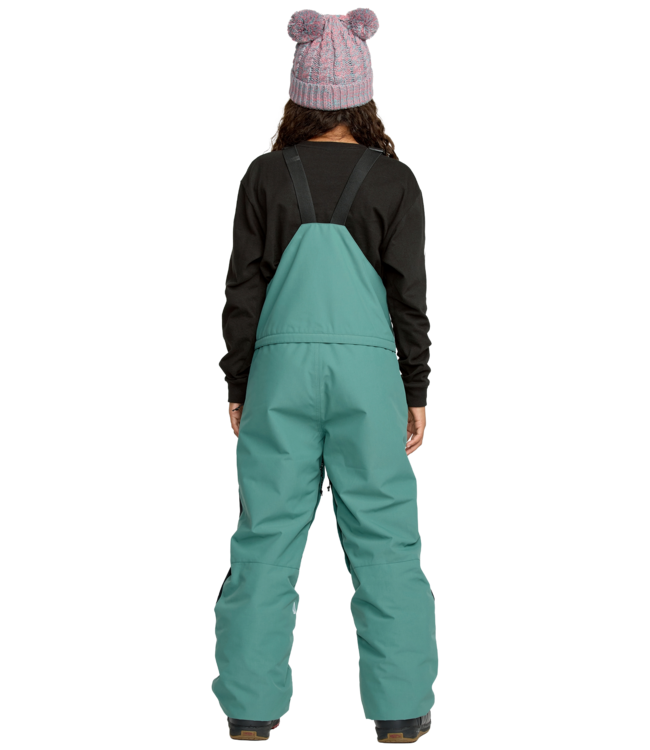 VOLCOM KIDS BARKLEY INSULATED BIB OVERALL PANTS SPRUCE GREEN 2026
