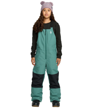 VOLCOM VOLCOM KIDS BARKLEY INSULATED BIB OVERALL PANTS SPRUCE GREEN 2026