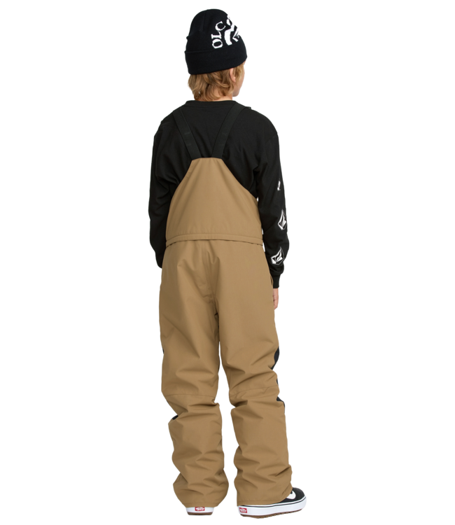 VOLCOM KIDS BARKLEY INSULATED BIB OVERALL PANTS BRONZE 2026