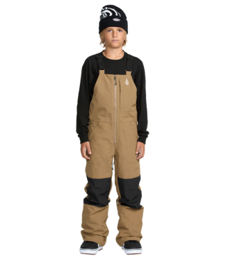 VOLCOM VOLCOM KIDS BARKLEY INSULATED BIB OVERALL PANTS BRONZE 2026