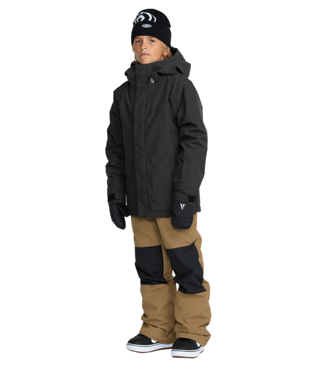 VOLCOM KIDS BARKLEY INSULATED BIB OVERALL PANTS BRONZE 2026