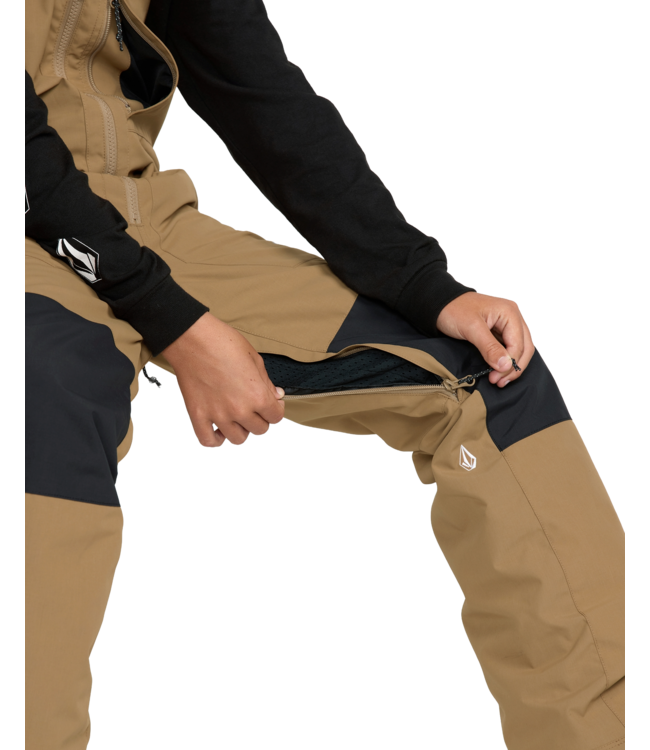 VOLCOM KIDS BARKLEY INSULATED BIB OVERALL PANTS BRONZE 2026
