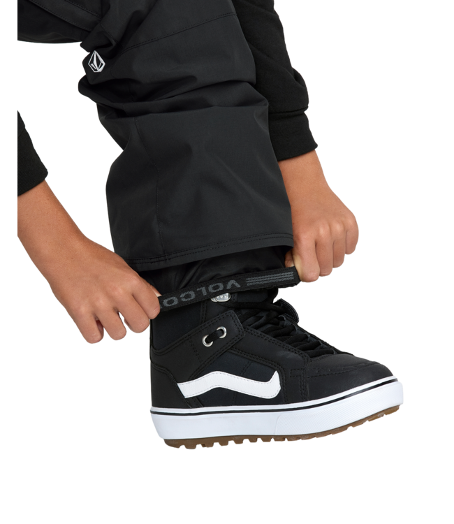 VOLCOM KIDS BARKLEY INSULATED BIB OVERALL PANTS BLACK 2026
