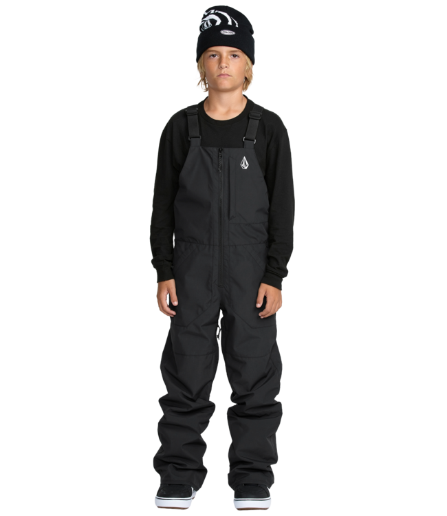 VOLCOM KIDS BARKLEY INSULATED BIB OVERALL PANTS BLACK 2026