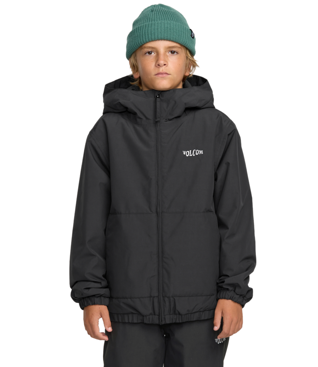 VOLCOM KIDS CHAOS FULL ZIP JACKET BLACK 2026