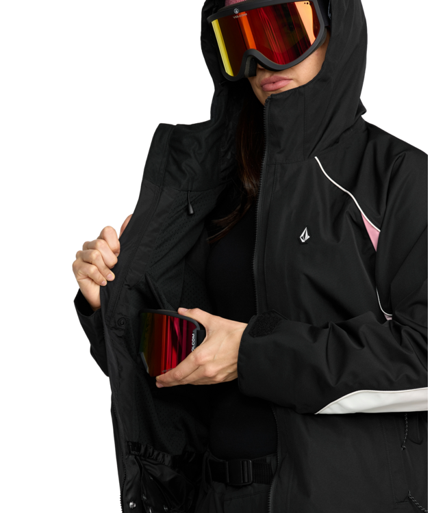 VOLCOM WOMENS STONE SMOKESHOW 20K JACKET OXBLOOD 2026