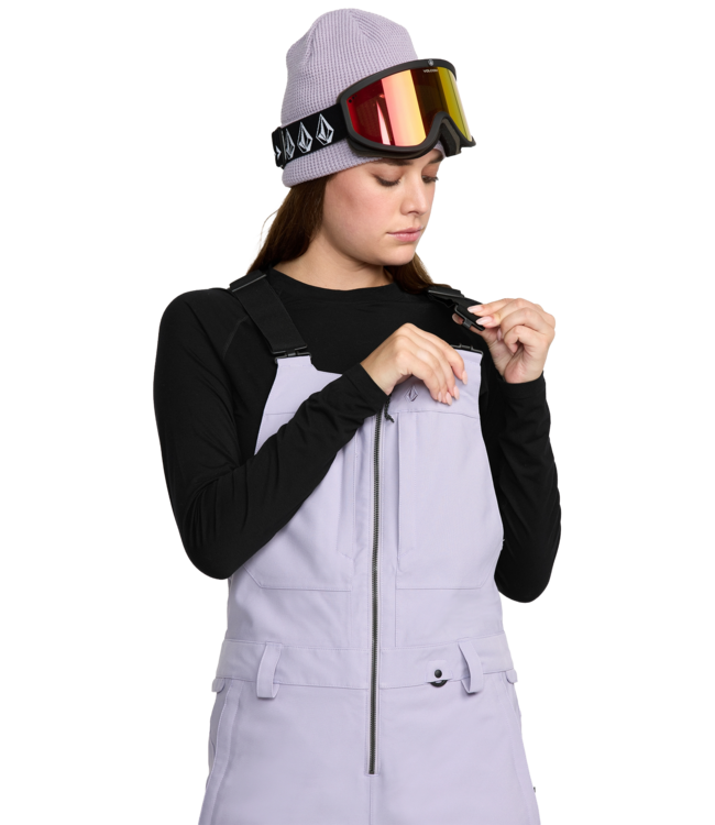 VOLCOM WOMENS SWIFT BIB OVERALL LAVENDER AURA 2026