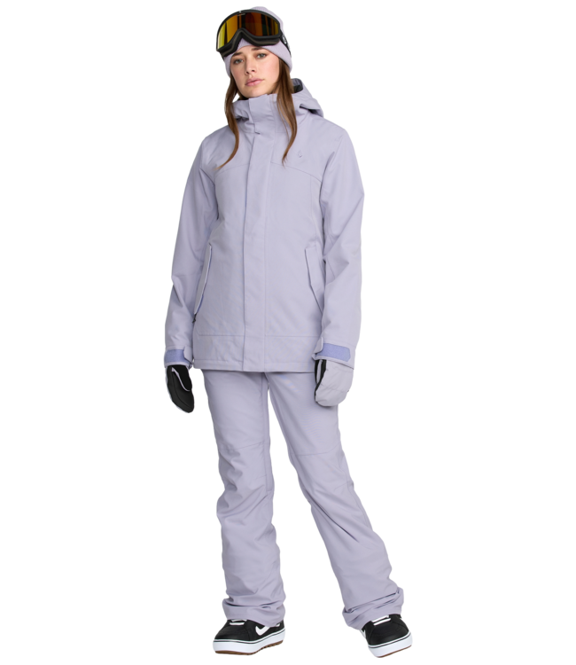 VOLCOM WOMENS SWIFT BIB OVERALL LAVENDER AURA 2026