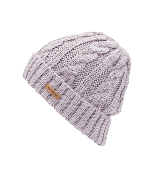 VOLCOM WOMENS STONE KNIT BEANIE LAVENDER AURA 2026