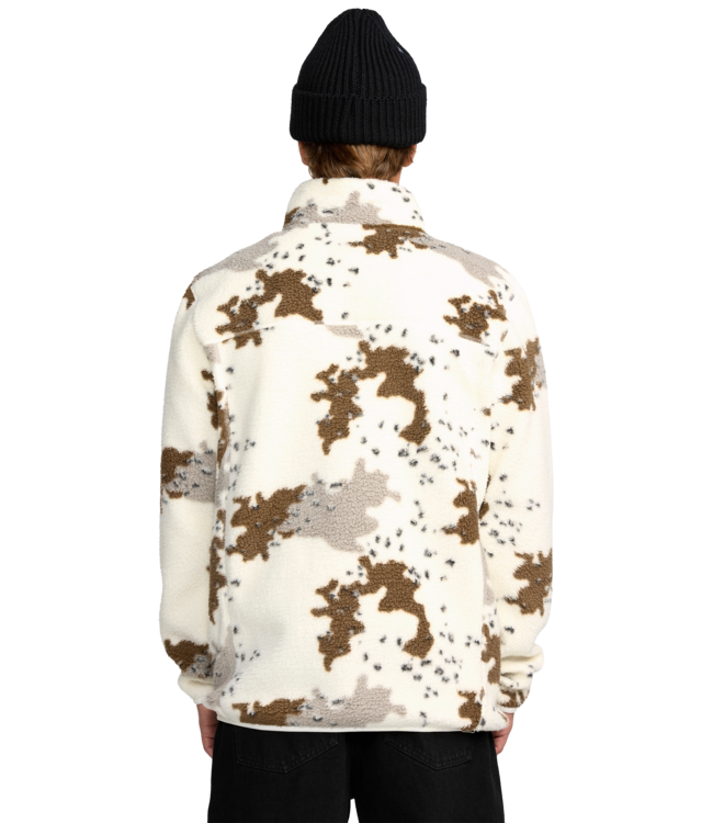 VOLCOM MENS NELSON SHERPA FULL ZIP HOODIE WHITE 2026`