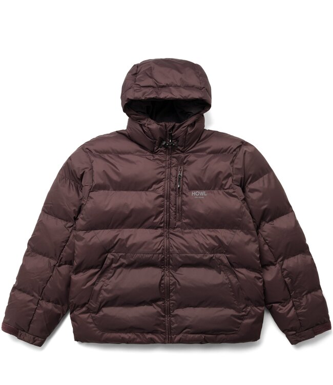 HOWL MENS PUFFY JACKET RAISIN 2026