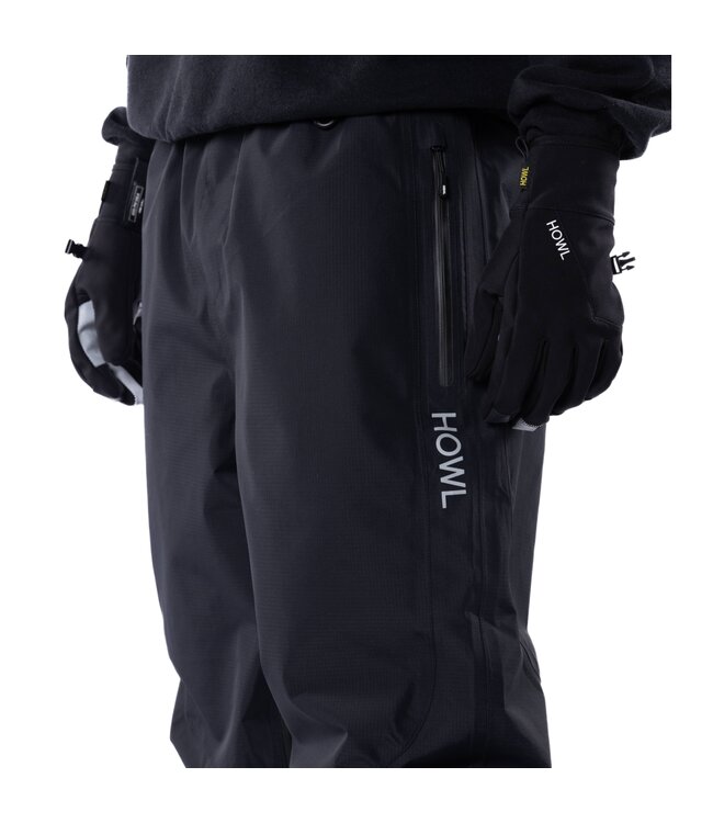 HOWL MENS SHELL PANT BLACK 2026