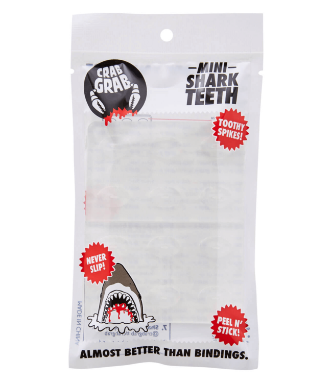 CRAB GRAB MINI SHARK TEETH CLEAR 2026