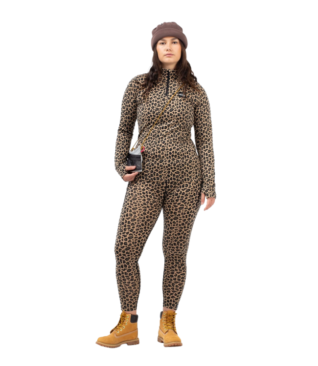 EIVY WOMENS JOURNEY MERINO WOOL TOP LEOPARD 2026