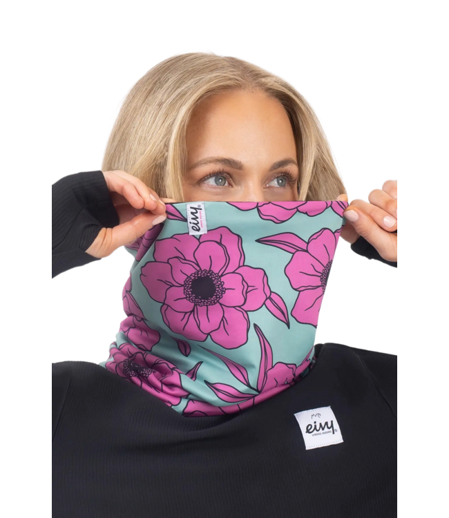 EIVY WOMENS COLDER NECKWARMER TURQUOISE FLOWER 2026