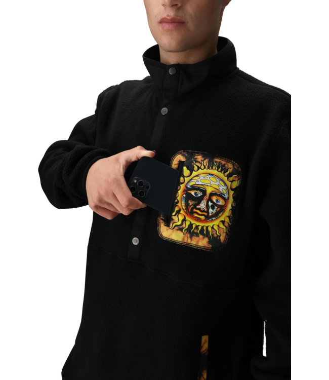 686 SUBLIME TIOGA SHERPA FLEECE PULLOVER SUBLIME BLACK 2026