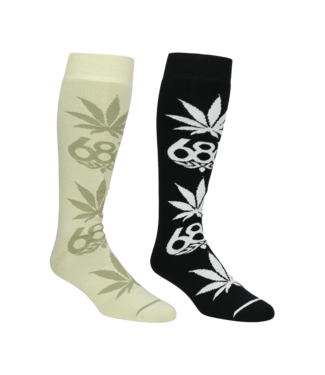 686 686 HUF SOCK 2 PACK MULTI 2026