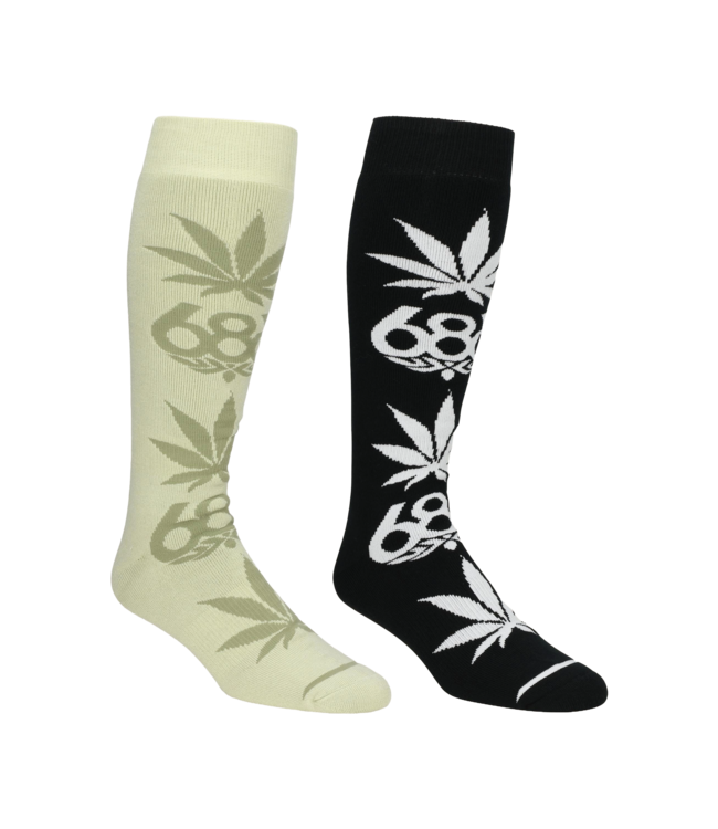 686 HUF SOCK 2 PACK MULTI 2026