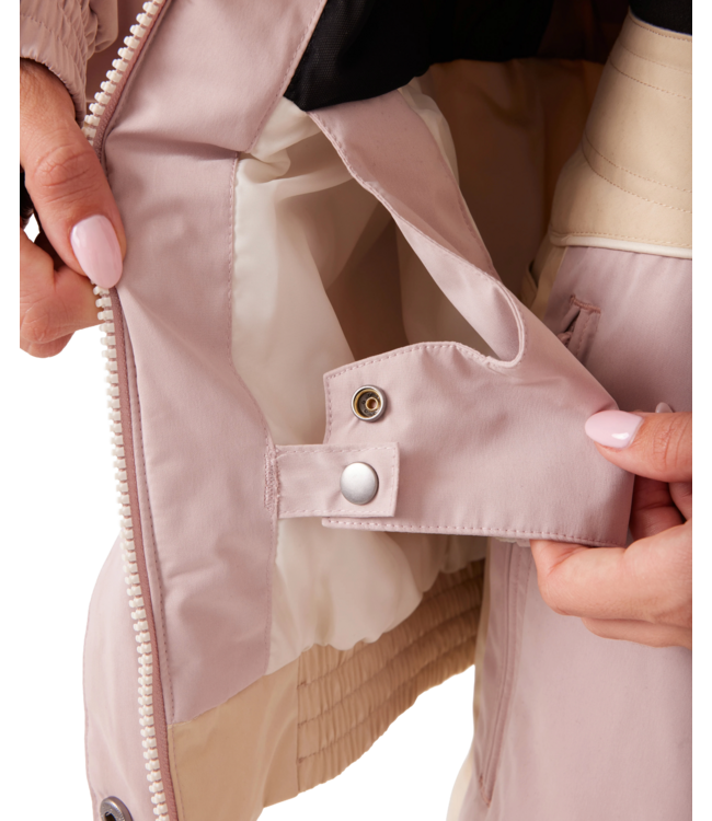 ROXY WOMENS HIGHRIDGE HOODY JACKET ROSE COMBO 2026