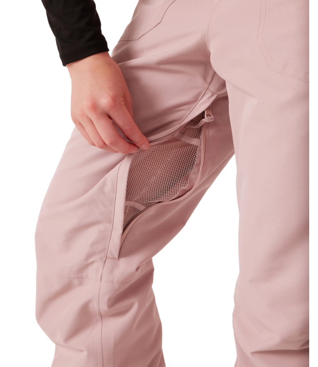 ROXY WOMENS RIDEOUT BIB ADOBE ROSE 2026