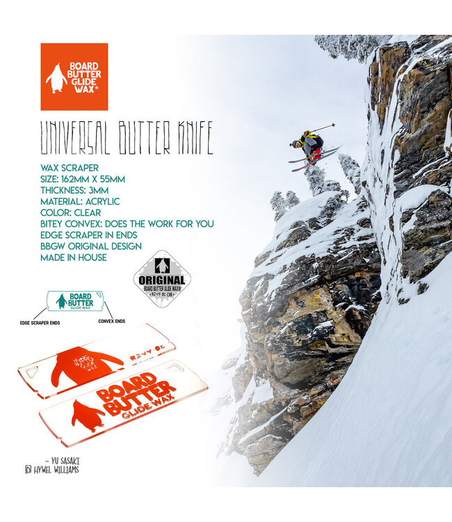 BOARD BUTTER UNIVERSAL WAX SCRAPER 3MM 2026