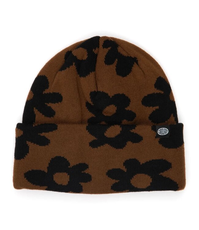 CORDUROY WILDFLOWER BEANIE LIGHT BROWN 2026