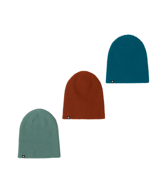 BURTON RECYCLED DND BEANIE 3 PACK CHESTNUT BROWN/BLUE TEAL/SOFT SAGE 2026