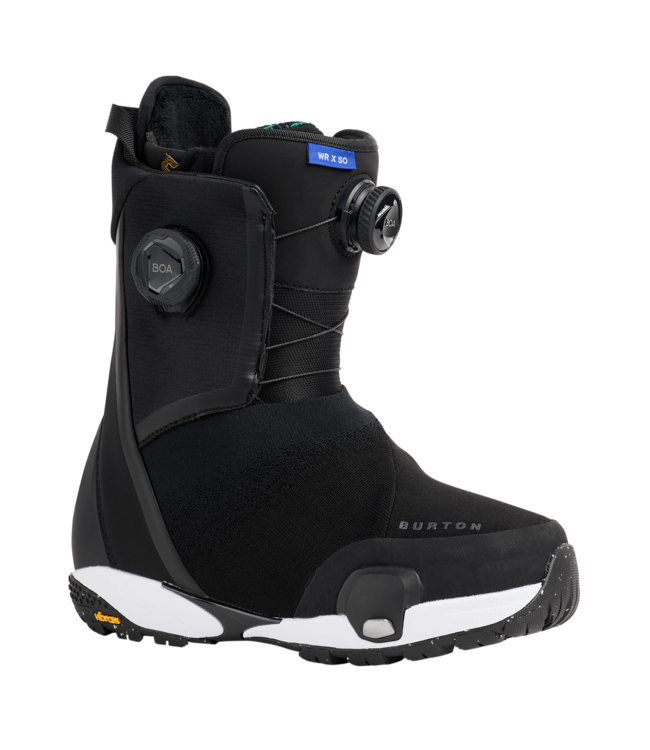 BURTON WOMENS WAVERANGE X STEP ON SNOWBOARD BOOTS BLACK 2026