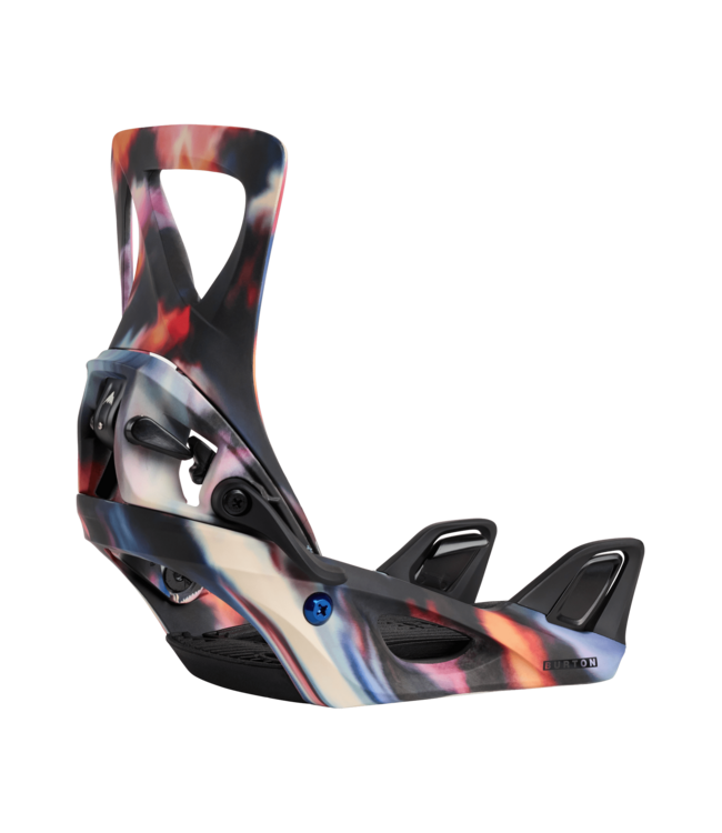 BURTON WOMENS STEP ON SNOWBOARD BINDINGS FLORAL BLUR 2026