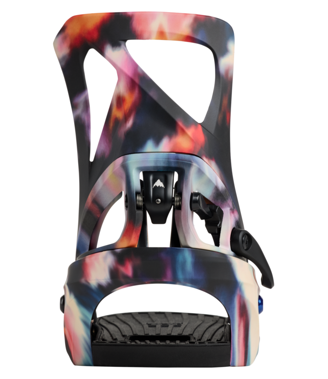 BURTON WOMENS STEP ON SNOWBOARD BINDINGS FLORAL BLUR 2026
